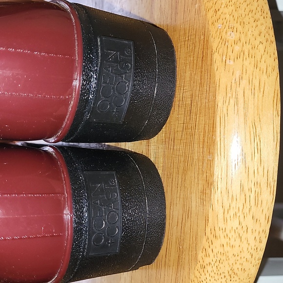 red ocean + coast women's rain boots round toe women's rain boots - Picture 6 of 10